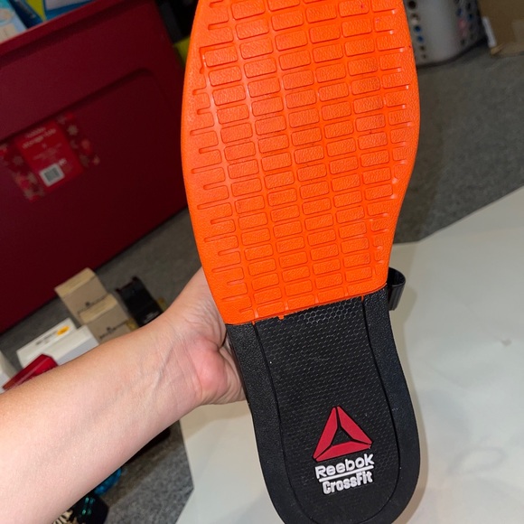 Reebok CrossFit men’s shoes in size 15, black and orange, NWOT, laced sneakers - Picture 14 of 16